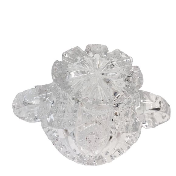 Vintage Imperial Glass EAPG Ohio Nucut Open Sugar and Creamer MCM Marked Set - Picture 9 of 13